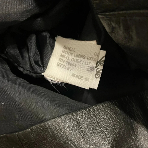 Vintage COMINT Lined Genuine Leather Trench Coat Jacket - Picture 9 of 11